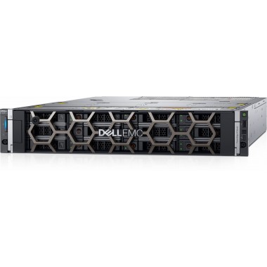 Dell PowerEdge R750 12B ST0 (up to 12x3.5", RC 1, 6xPCIx8, 2xPCIx16) no ( CPU, HS, FAN, Mem, HDDs, OCP, BOSS, PSU) H755 Full Height, LCD Bezel, iDRAC9 Enterprise 15G, TPM 2.0, Rails + Arm